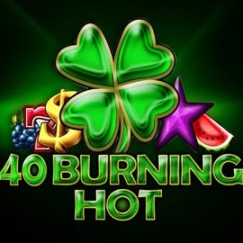 40 Burning Hot logo by Amusnet Interactive at Crown Pokies Casino40 Burning Hot