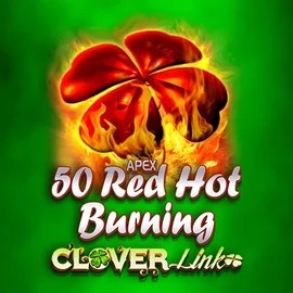 Enjoy 50 Red Hot Burning Clover Links by Novomatic – logo hosted on crownspokies.com