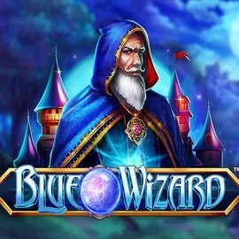 Try Blue Wizard slot by Quickspin on crownspokies.com – logo image