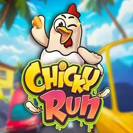Chicky Run online game logo by PG Soft on crownspokies.com