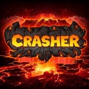Logo of Crasher from Galaxsys at Crown Pokies Casino