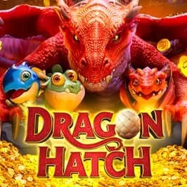 Dragon Hatch game by PG Soft – logo hosted on Crown Pokies Casino