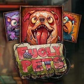 Try Fugly Pets slot by Stakelogic on crownspokies.com – logo image