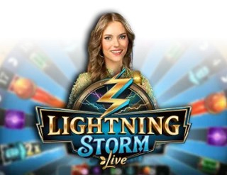 Lightning Storm by Evolution, showcased at crownspokies.com – game logo