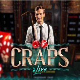 Live Craps logo – Live Casino by Evolution at Crown Pokies Casino