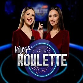 Mega Roulette slot icon by Pragmatic Play, available at Crown Pokies Casino
