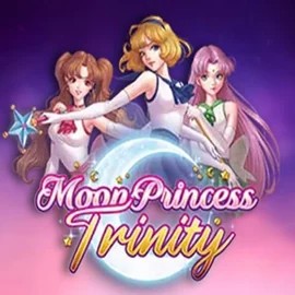 Moon Princess Trinity online game logo by Play'n GO on crownspokies.com