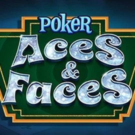 Poker Aces & Faces (Nucleus Pyramid Poker) logo by Nucleus Gaming at Crown Pokies CasinoPoker Aces & Faces (Nucleus Pyramid Poker)