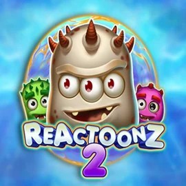 Reactoonz 2 casino game by Play'n GO – featured logo at Crown Pokies Casino