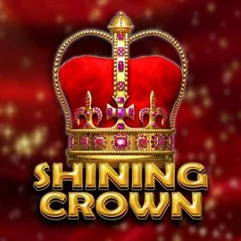 Shining Crown slot logo by Amusnet Interactive at Crown Pokies Casino