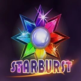 Starburst logo by NetEnt Crown Pokies Casino