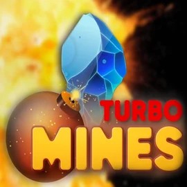 Turbo Mines logo by Turbo Games Crown Pokies Casino