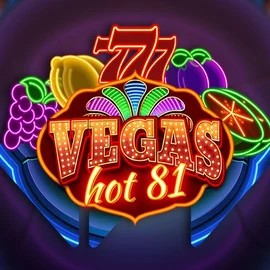 Vegas Hot 81 online game logo by Wazdan on crownspokies.com