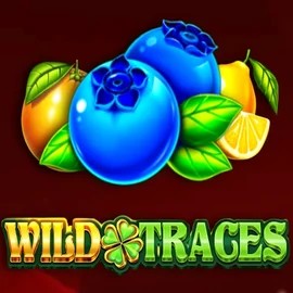 Wild Traces slot logo by Amusnet Interactive at Crown Pokies Casino